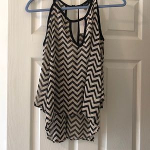 NWT chevron off the shoulder